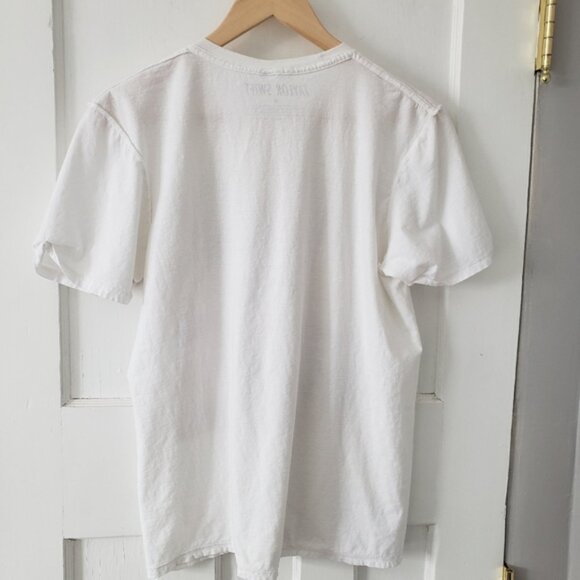 Taylor Swift RED Taylors Version Album Ringer Album Cotton Tee White Sz M - Picture 7 of 11